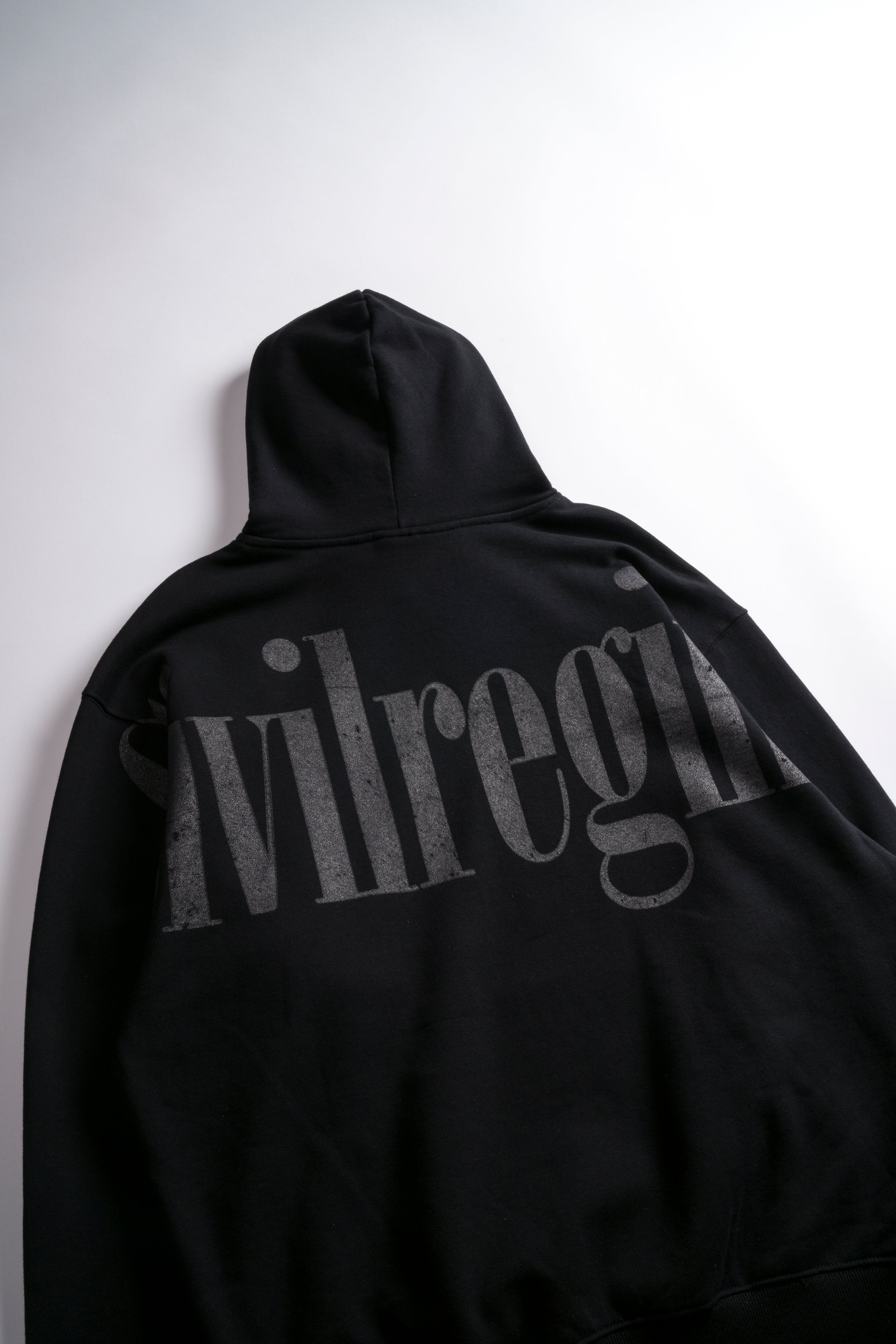 Concrete Snap Hoodie in Vintage Black