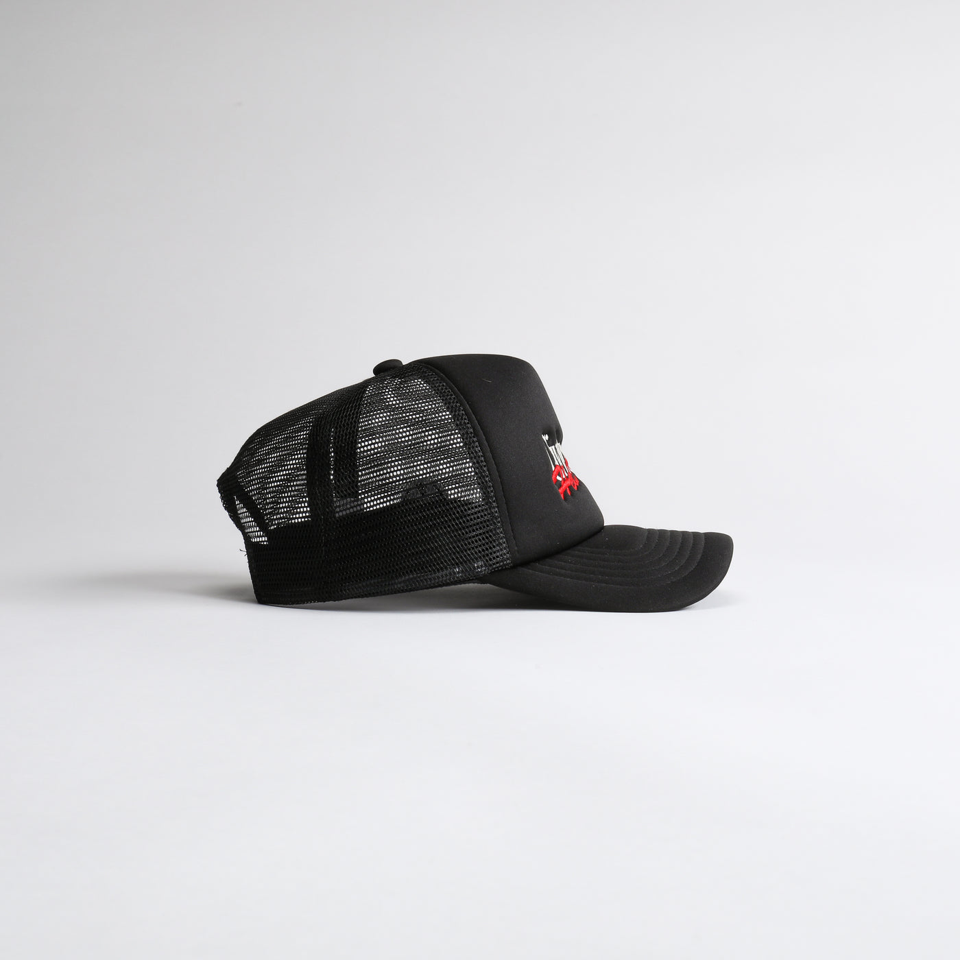 Hell Bent Trucker Hat in Black