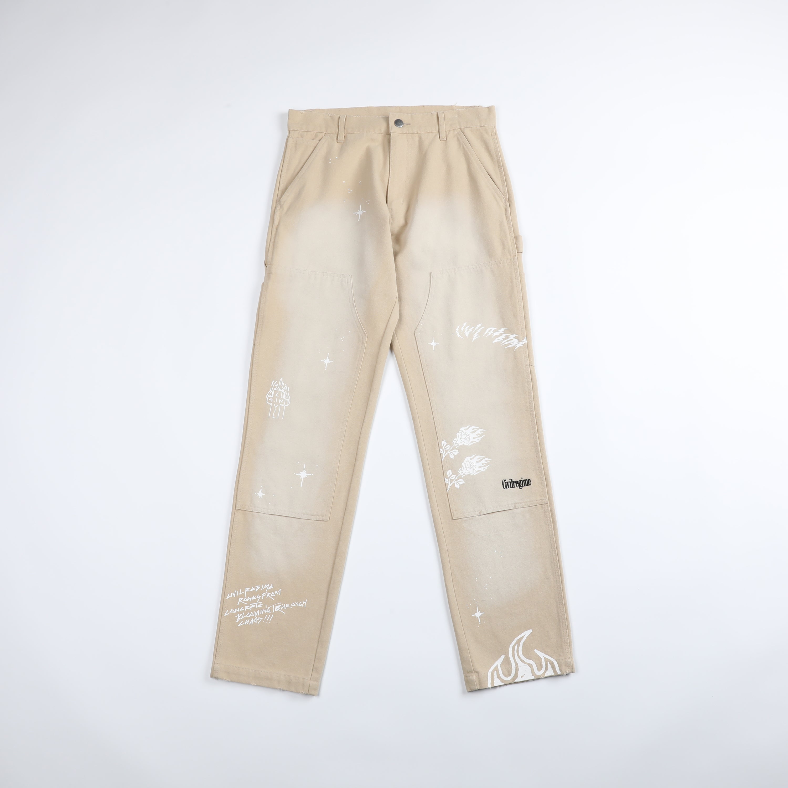 Image of American Rose Work Pants in Vintage Sand