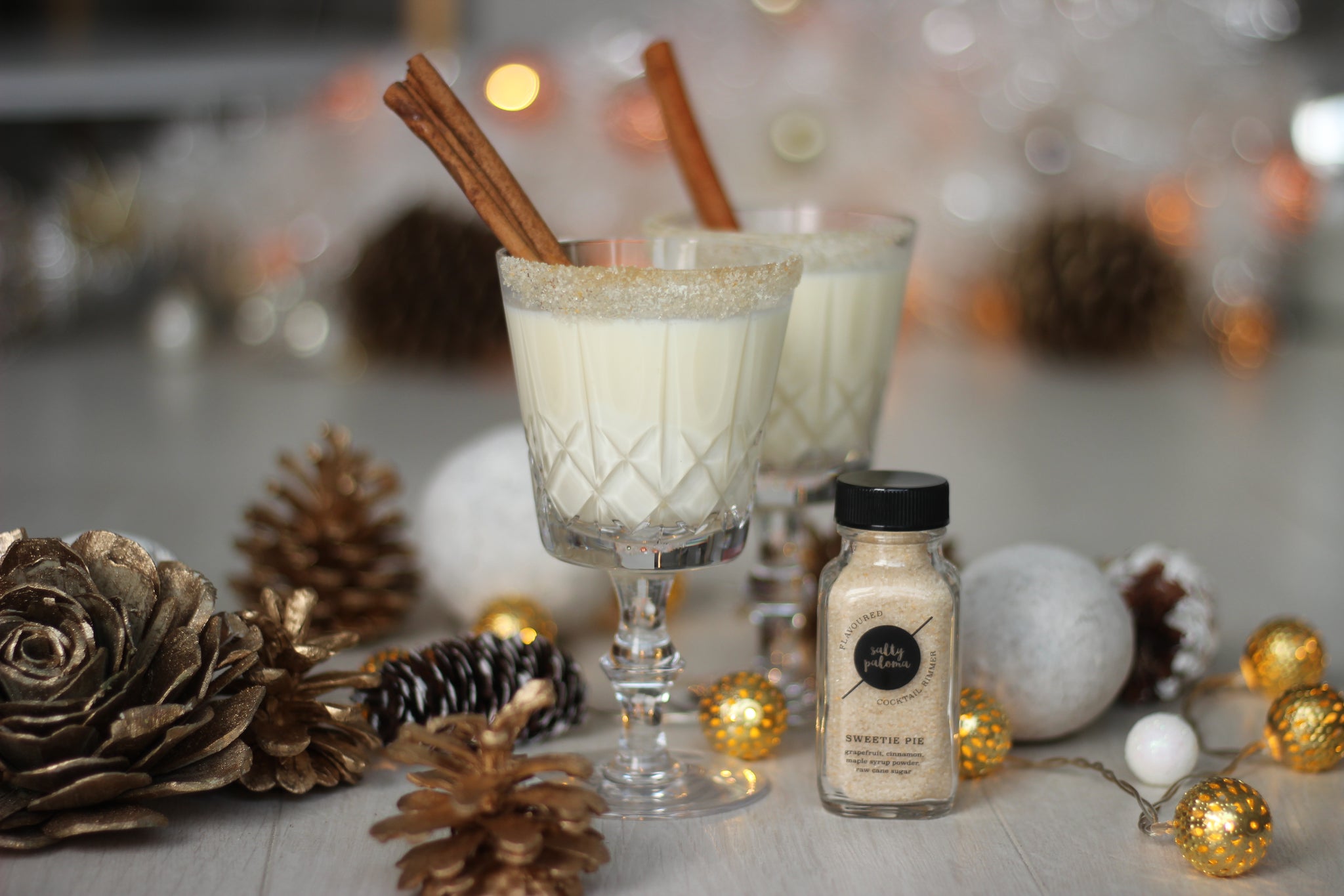 salty paloma coquito coconut eggnog recipe