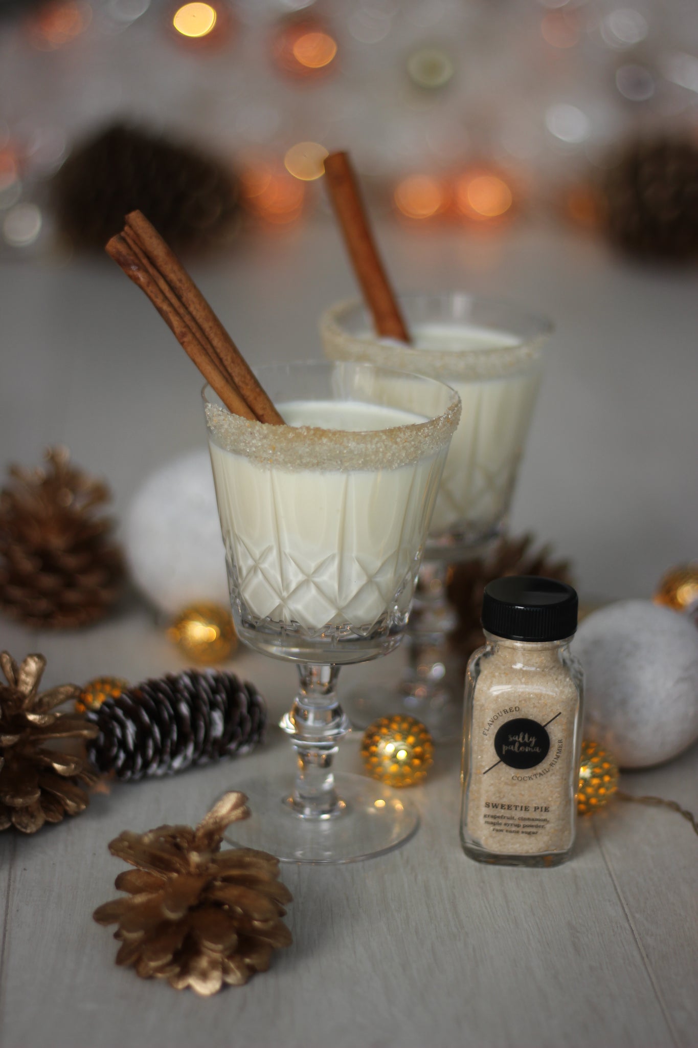 salty paloma coquito coconut eggnog recipe