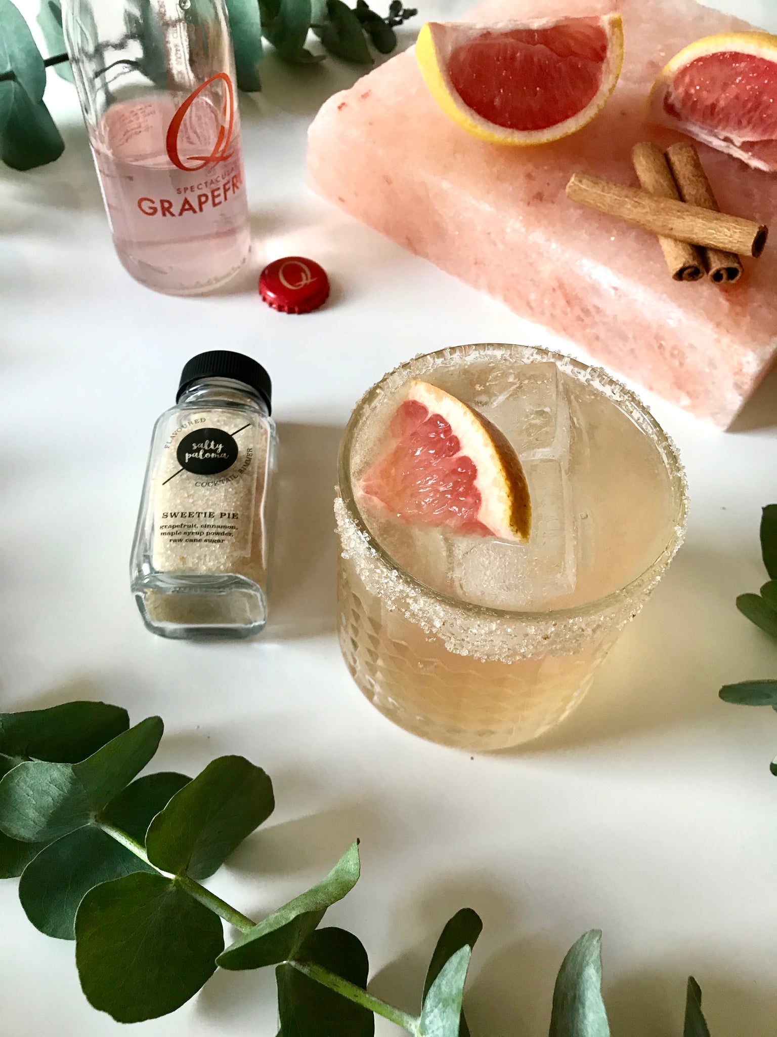salty paloma q drinks spiced paloma giveaway recipe cocktail
