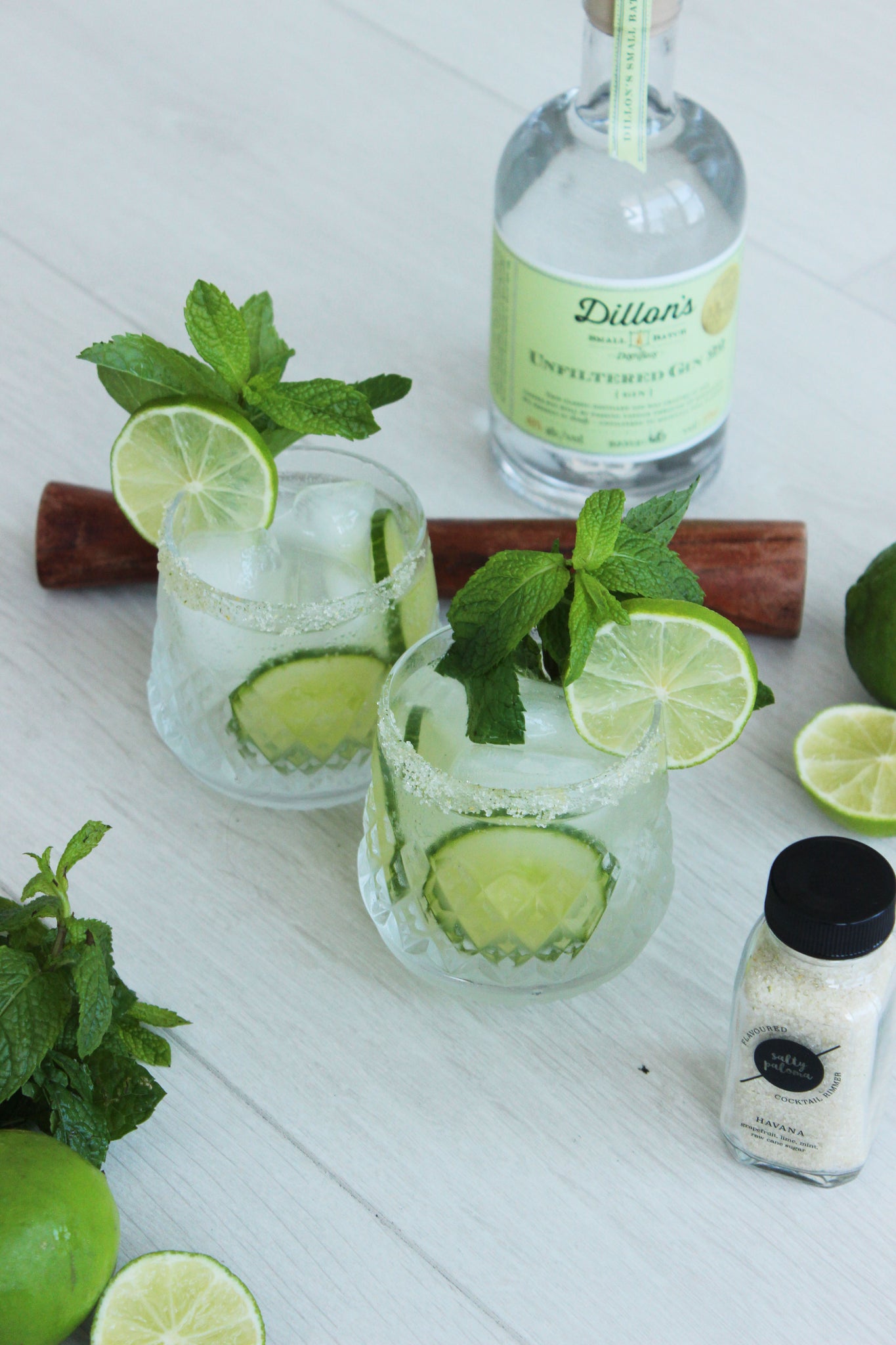 salty paloma dillon's cucumber gin mojito recipe