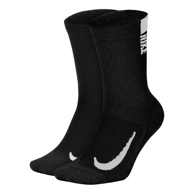 Nike Court Multiplier Cushioned Crew Sock Black