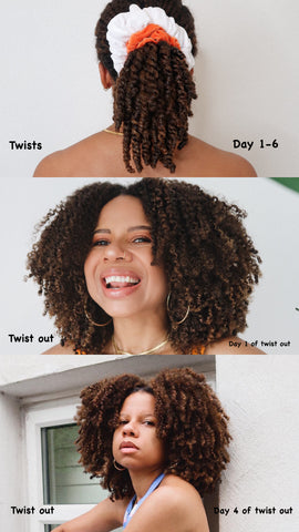 Charlette Twist Out Using Bask & Bloom