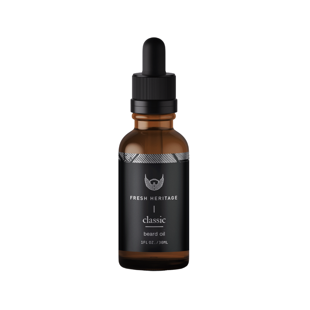 Beard Oil Classic - Moisturizing & Nourishing Beard Grooming Oil - Fresh Heritage product image