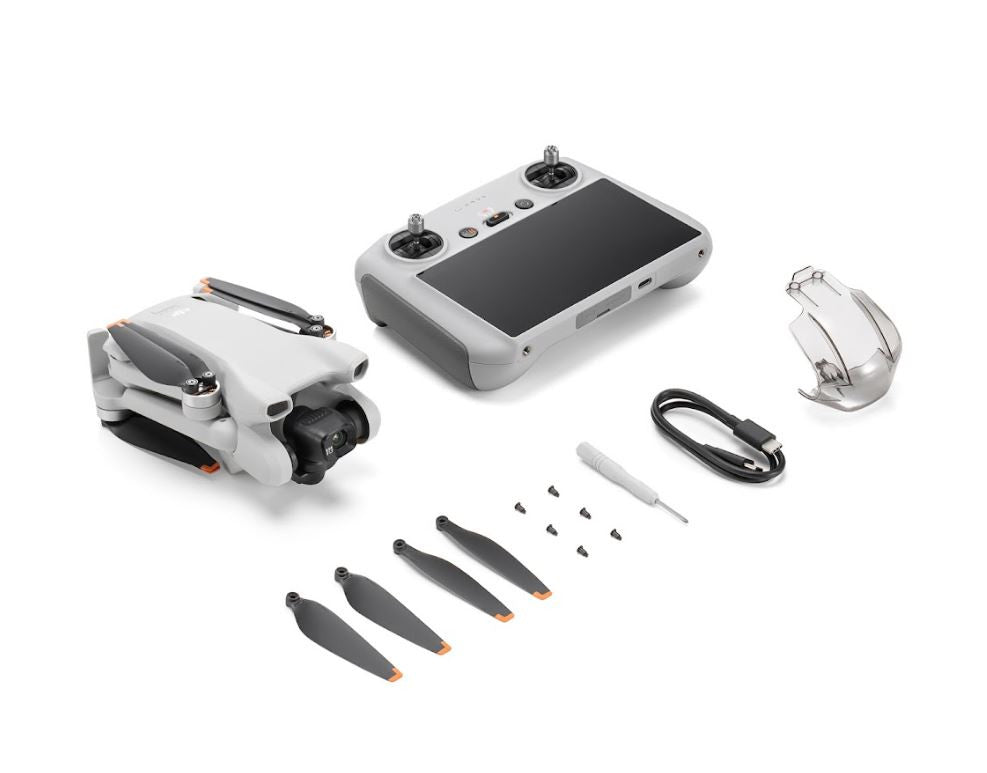 DJI Mini 4 Pro Fly More Combo Drone and RC 2 Remote Control with