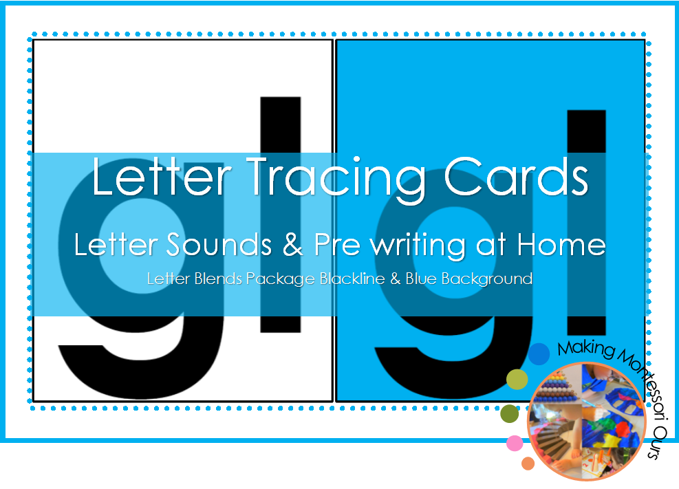 Printable Letter Tracing Cards