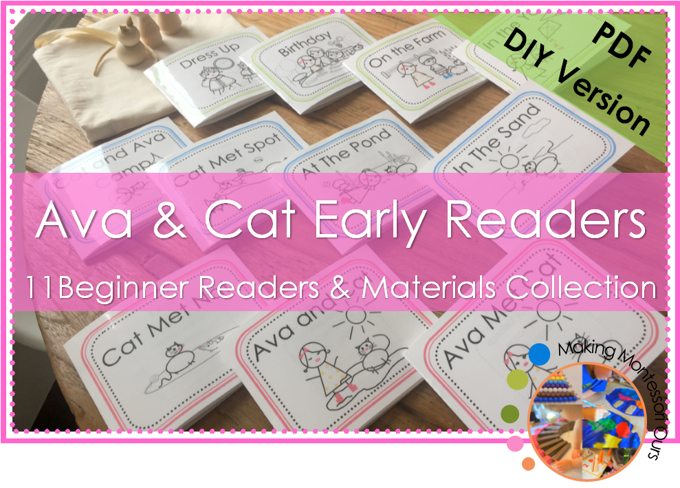 Early Reading Beginner Materials Readers \u0026 VERSION** Cat  Ava and Collection **PDF