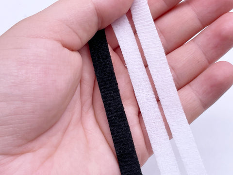 W011 Ultra Thin 6mm 8mm Width Sew On Fastener Strap Doll Sewing Craft ...