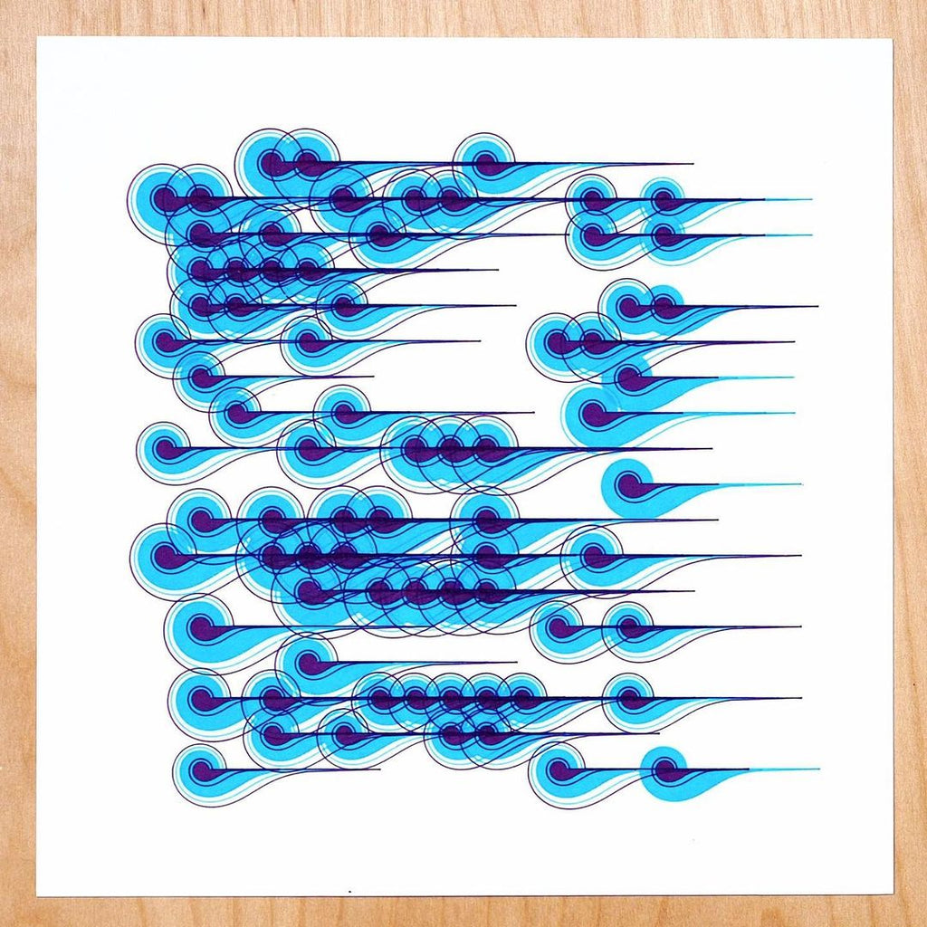 artline 200 pens generative art drawn with an axidraw pen plotter