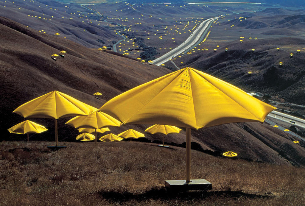 christo and jean claude the umbrellas