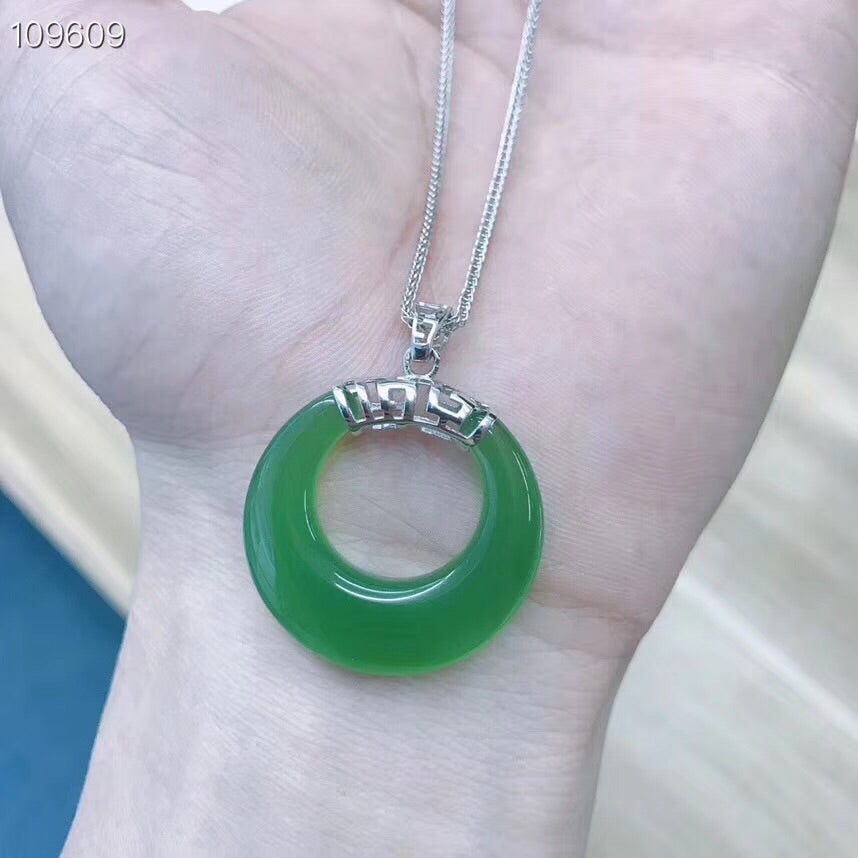 jade locket necklace