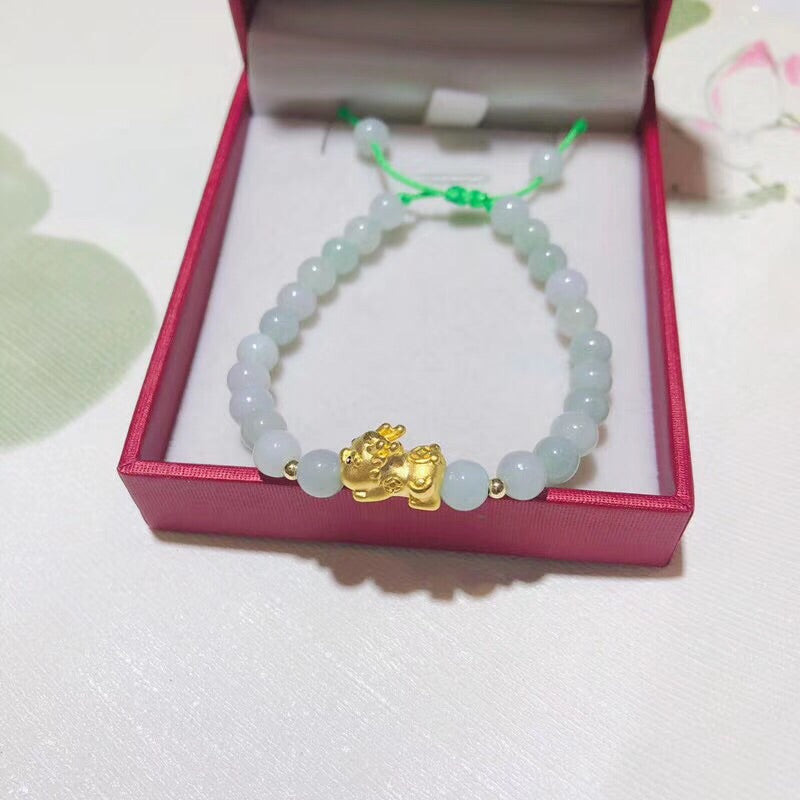 solid jade bracelet
