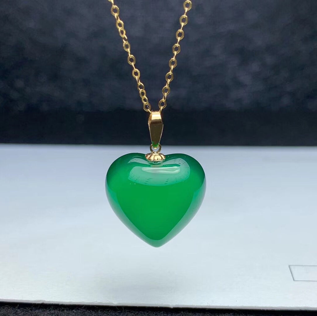 green jade necklace