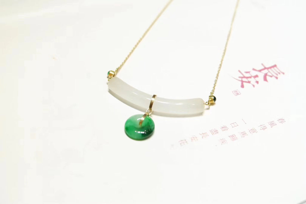 green jade pendant