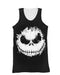 Jack Skeleton Face Hoodie T-shirt - All Over Apparel - Tank Top / S - www.secrettees.com