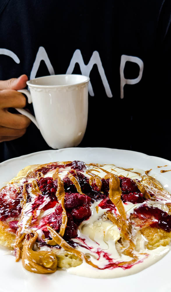 ShortHive Honey Salted Caramel Pancakes