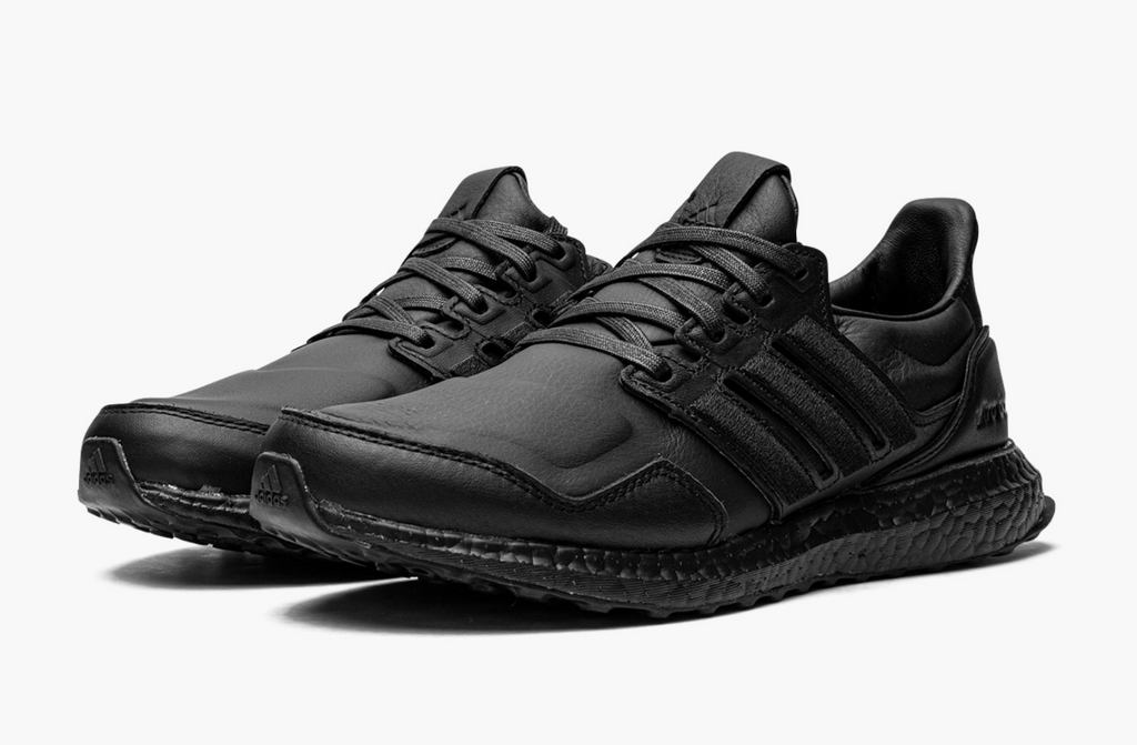 leather ultra boost black