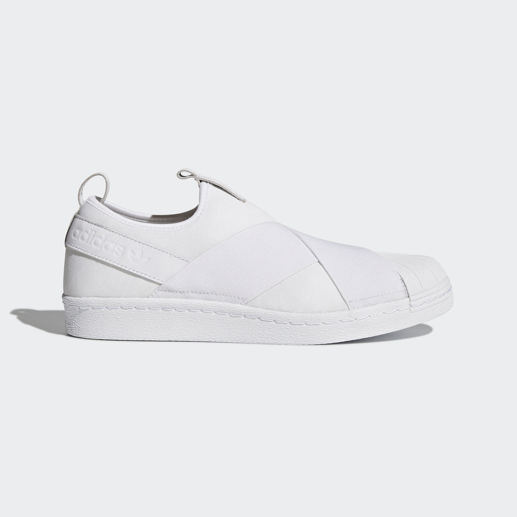 adidas superstar slip on bianche