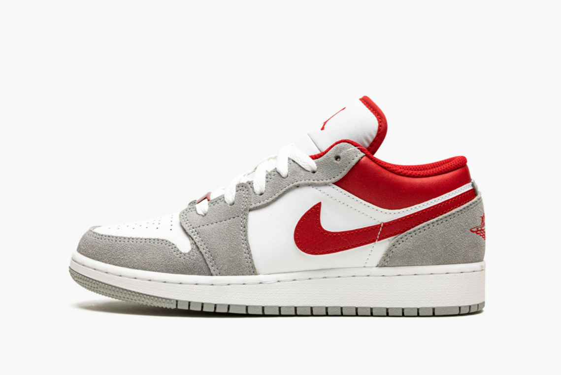 jordan 1 low red and grey