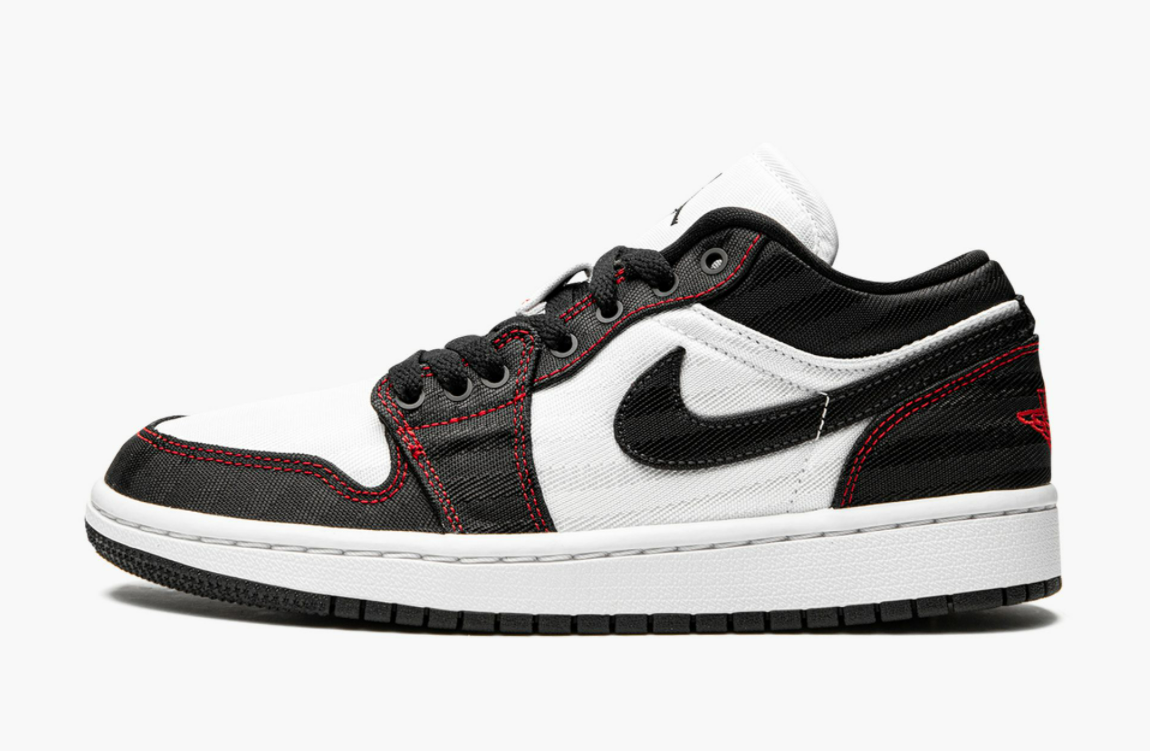 jordan 1 low black gym red