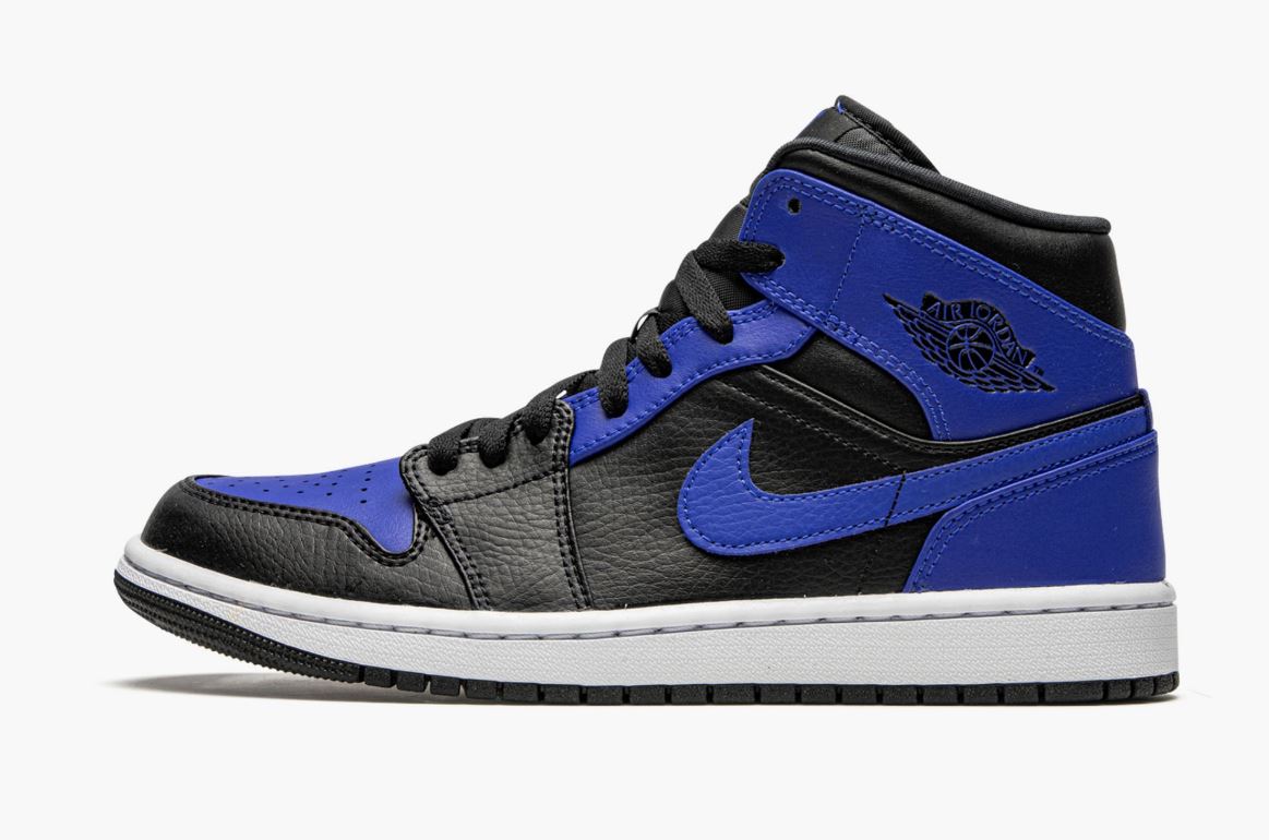 blue mid jordan 1