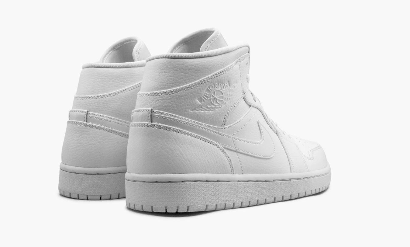 air jordan all white mid