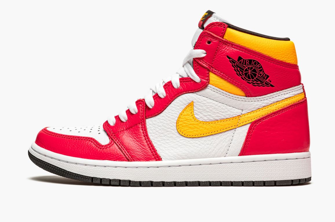 blue yellow and red jordan 1