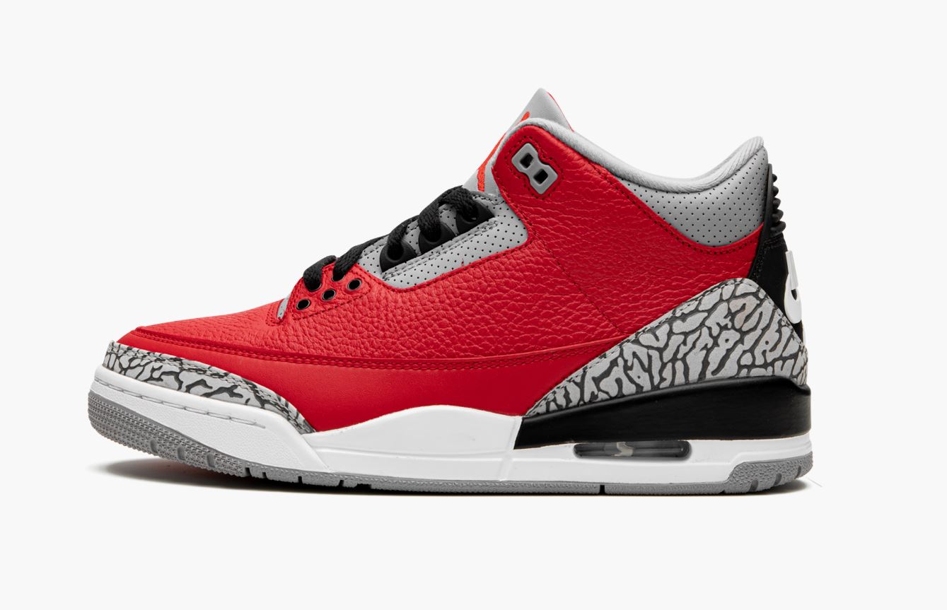 cement jordan 3 red