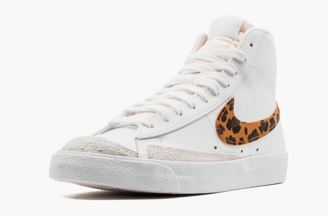 nike blazer mid 77 white leopard