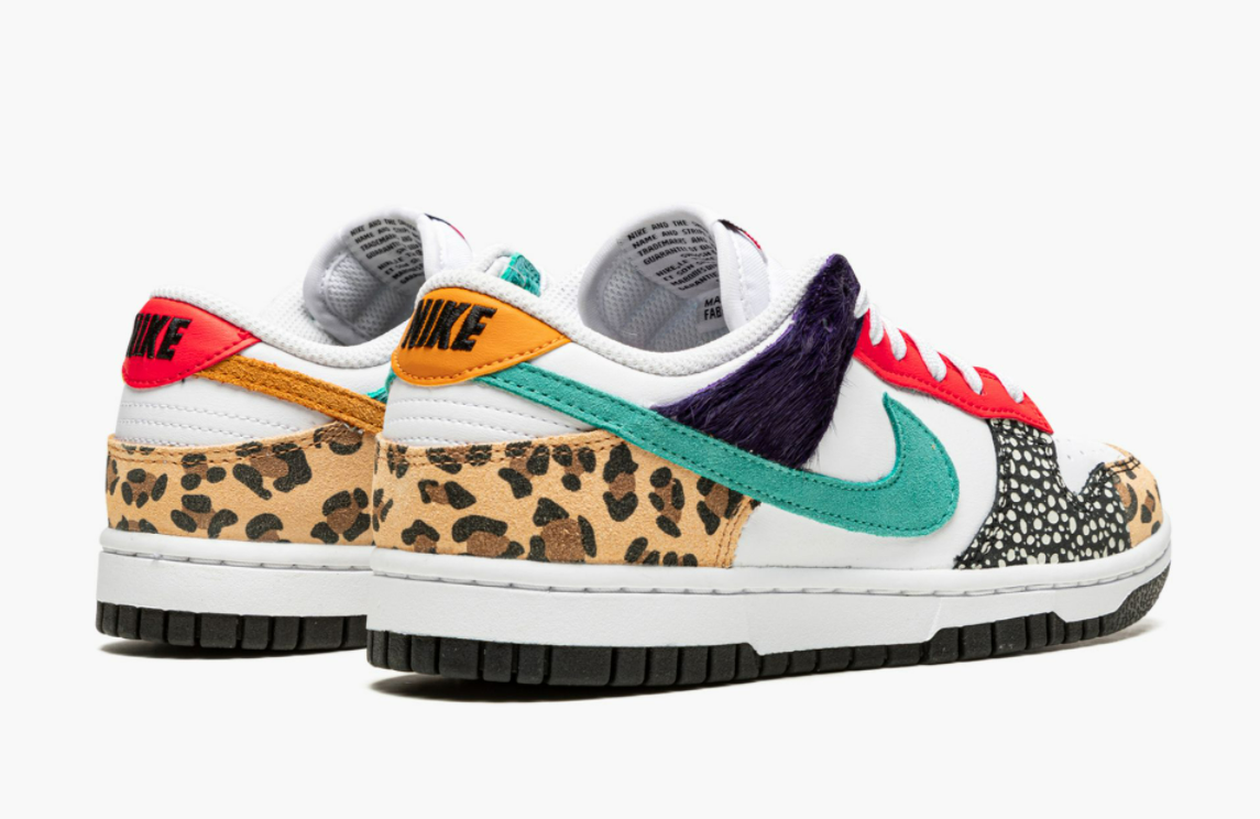 nike dunk low safari mix (women's)