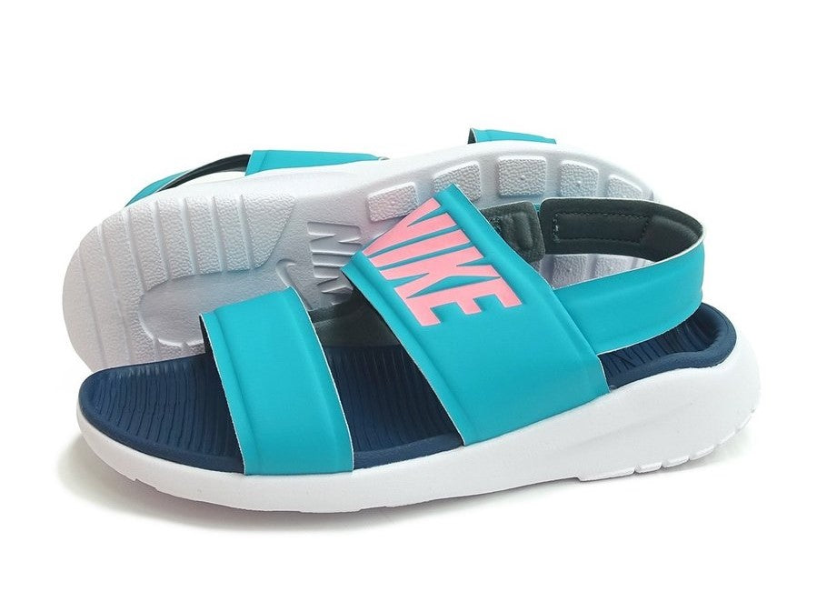 blue nike tanjun sandals