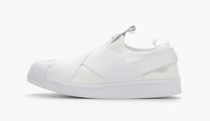 adidas superstar slip on white