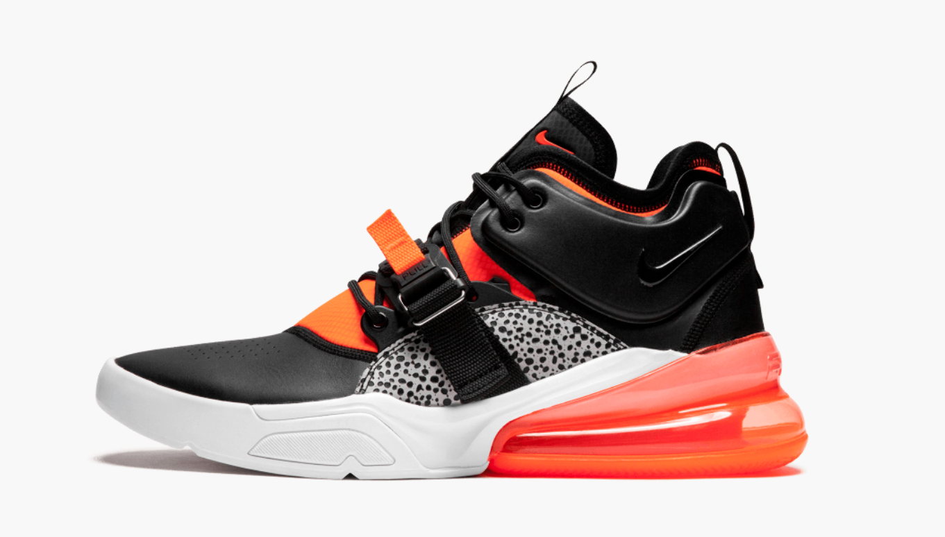 nike air force 270 grey orange