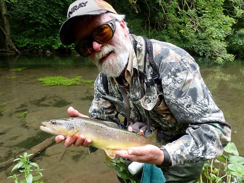 A tricky Derbyshire fish that took repeated attempts to fool
