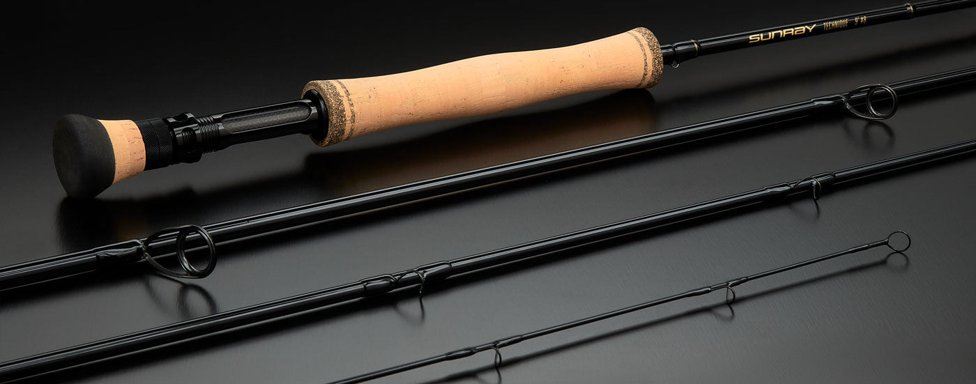 Sunray Technique Super Slim Fly Rod #5 - #8 Progressive Action Fly Fishing  Rod - Sunray Fly Fish