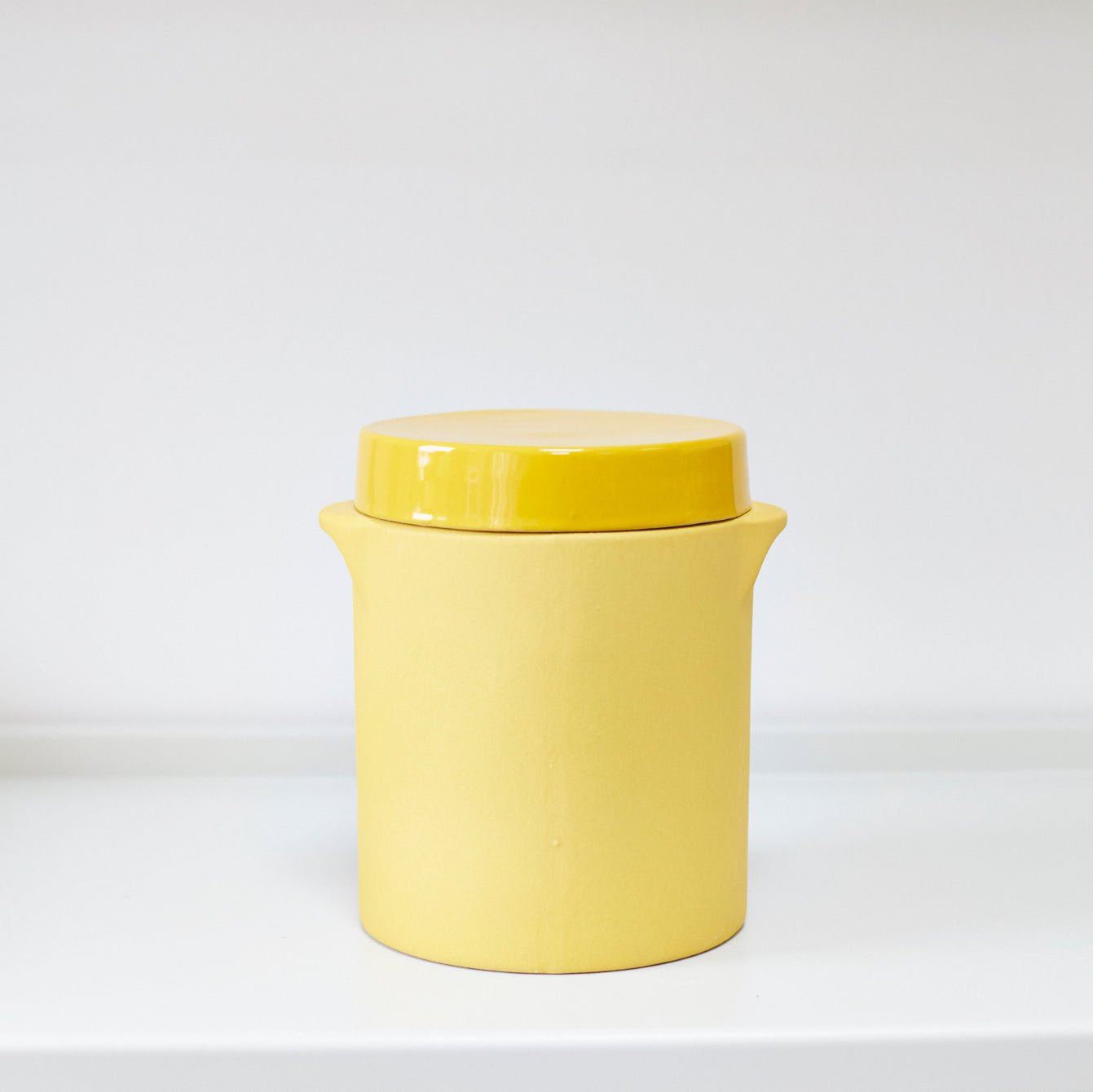 Download Mustard Yellow Storage Jars Vinegar Shed PSD Mockup Templates