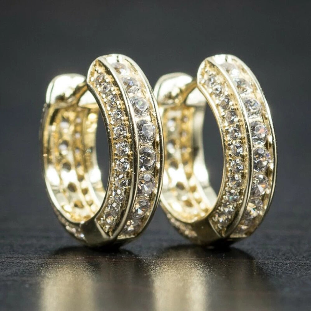 Classic Styling 14K Gold Earrings