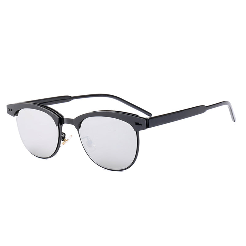 clubmaster sunglasses silver