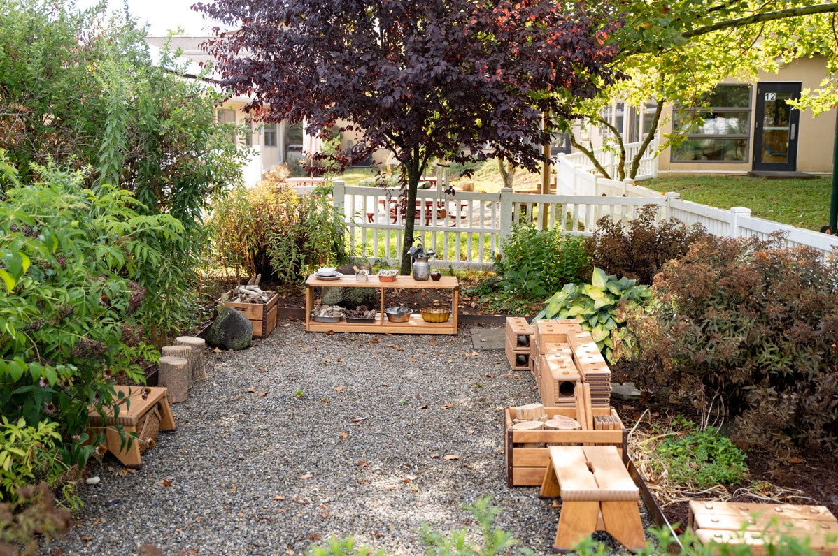 The picture of outdoor classroom: Storage Bench & Crates