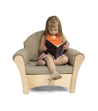 toddler preschool size armchair by Community playthings for Canadian child care or daycare centres