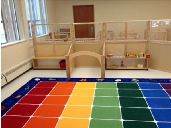 carpet for learning geometric pattern child care centre montessori 