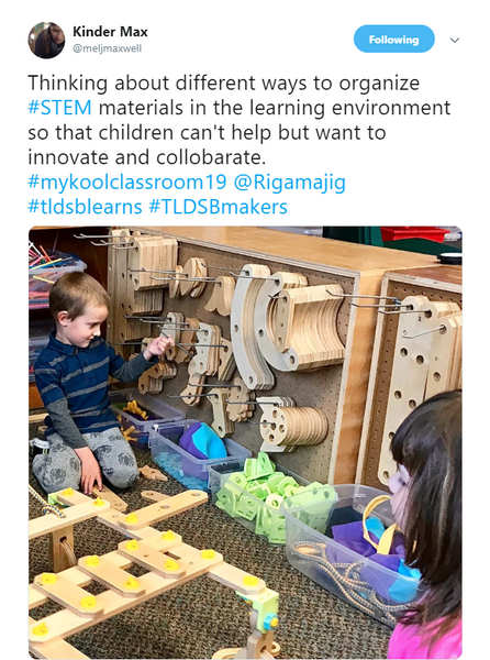 #mykoolclassroom19 rigamajig basic builder set