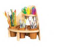 tool corner for process art area for child care or early years classroom 