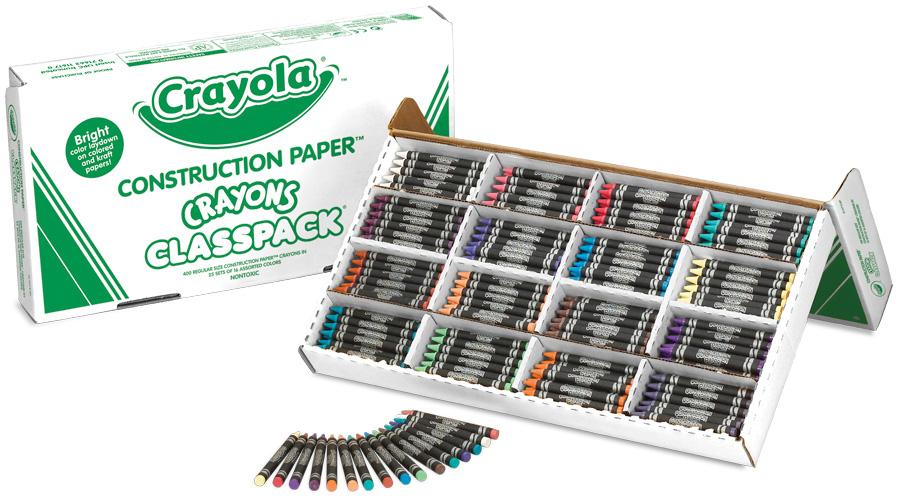 Crayola Twistable Crayons And Construction Paper – BrickSeek