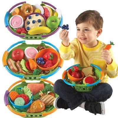 Learning Resources New Sprouts Deluxe Market Set - 32 Pieces, Ages 18+  Months Pretend Play Food for Toddlers, Preschool Learning Toys, Kitchen  Play