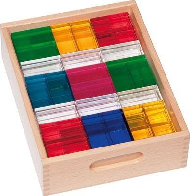 Transparent Light and Color Blocks - 108 Pieces