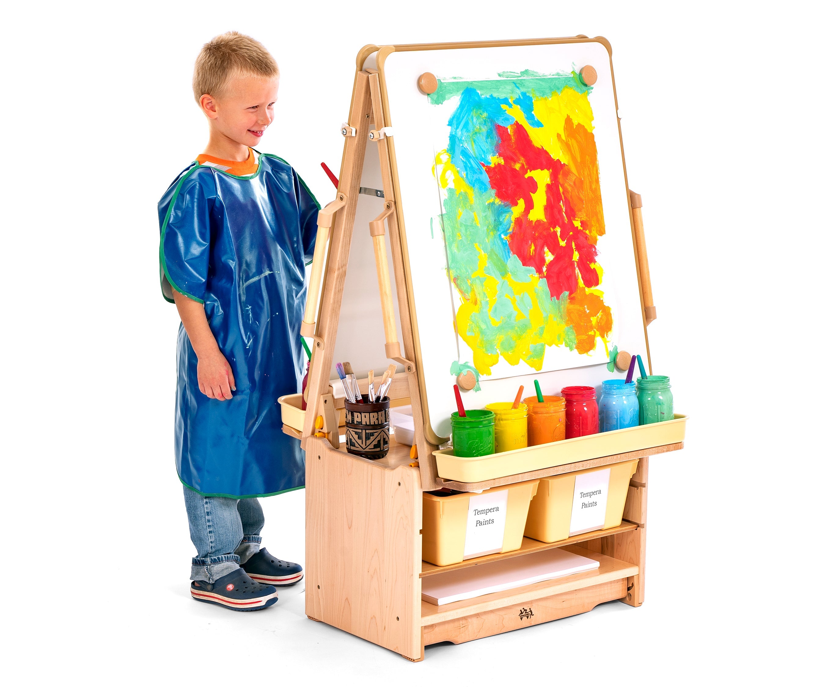  Sense&Play Colorful Floam Wood Board Art Kit for Kids