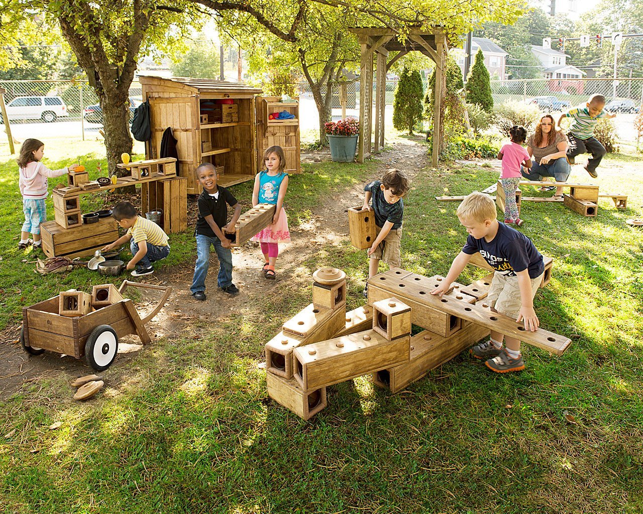 outdoor play blocks